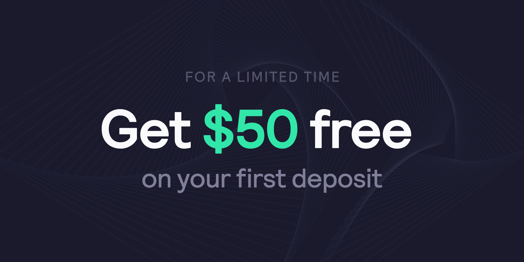 Deposit bonus now live