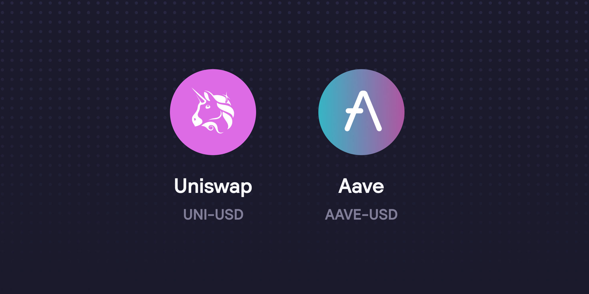 UNI, AAVE now live