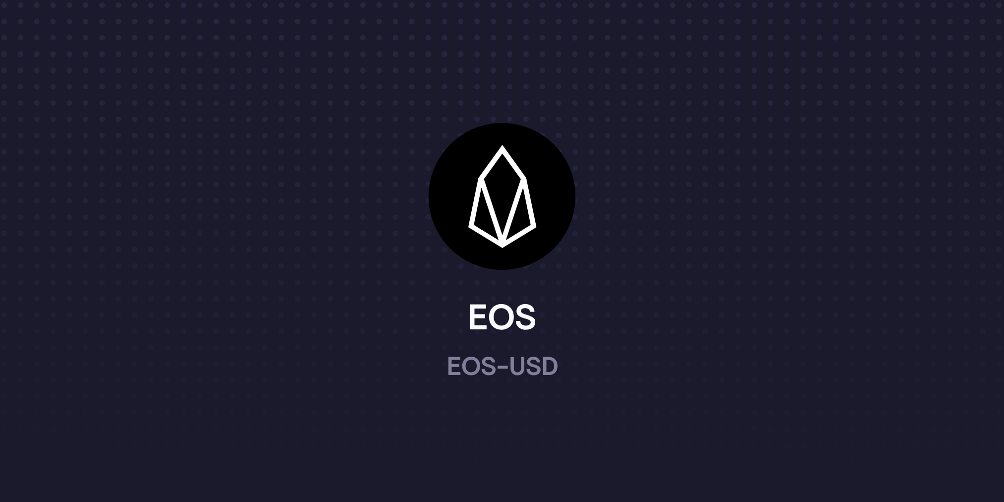 EOS now live